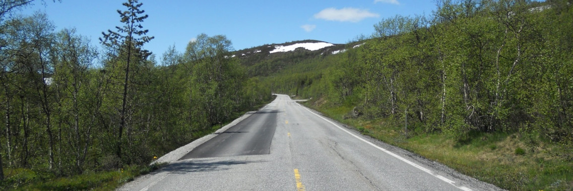 Weite Straßen, wenig Verkehr - Norwegen eignet sich herrlich zum Trödeln.